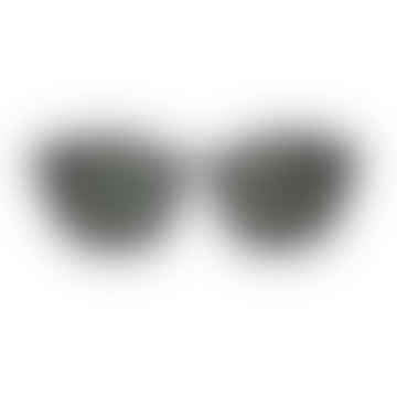 Chamberi negro con lentes clásicas Gafas de sol