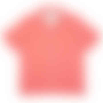 SS Soft Collar Linen Shirt Tropical Pink Dot