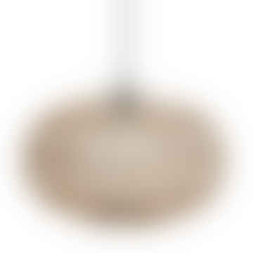 Ovaler Rattan -Lampenschirm Set