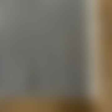 Tappeto a zig zag in cotone ecologico e iuta in grigio scuro (90 x 150 cm)