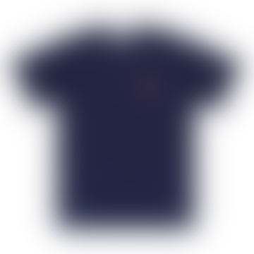 Play Comme Des Garçons | T-shirt With Double Heart | Navy