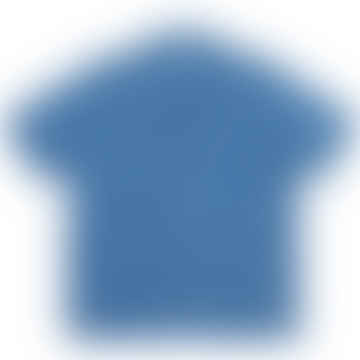 Island Shirt In Indigo Seersucker
