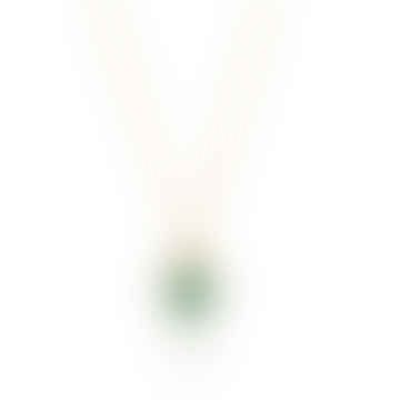 Medium Turquoise Oval Pendant Necklace