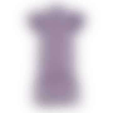 Robe à volants courte Malkee - Vérifications violettes africaines