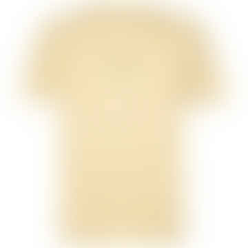 T-shirt jaune jaune graphique minéral 24/1 Jersey