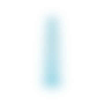 Aqua Blue Bubble Glass Candle Holder