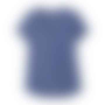 T-Shirt Seitenstrom Donna Strom Blau