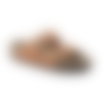 Arizona Weiches Fußbett Nubuck Leder | Pekannuss