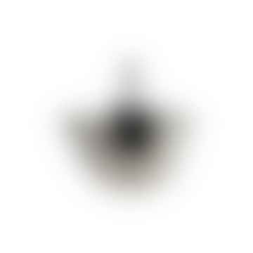 Interstellarer Ring Silber - schwarzer Onyx