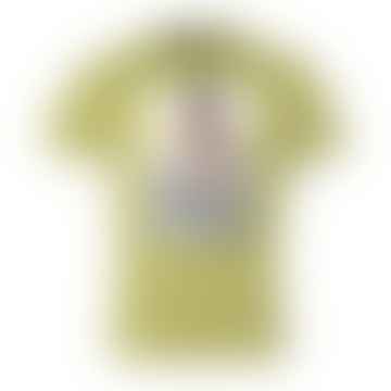 Internationaler Steve McQueen Checker T-Shirt Military Olive