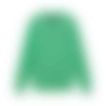 Glassa verde della felpa del girocollo