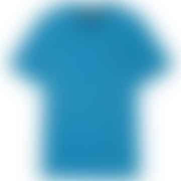 Besatzungshals-T-Shirt-Frühlingsblau