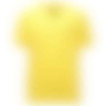 Einfaches Poloshirt Sonnenschein gelb