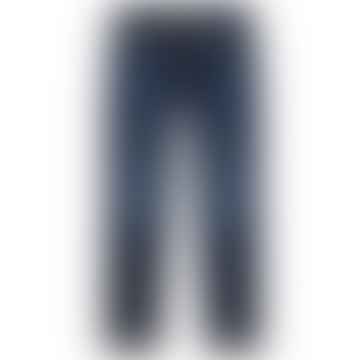 Jeans cónicos regulares - Hecho en Japón - Azul Oscuro usado L32