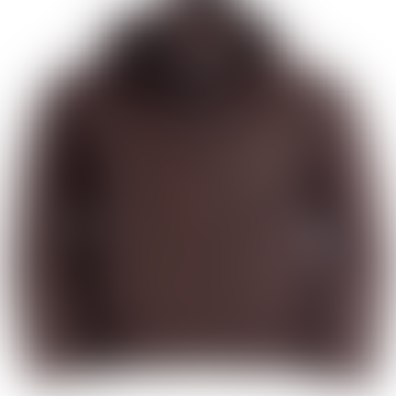 Micro Kei Garment-dyed Hooded Jacket Brown