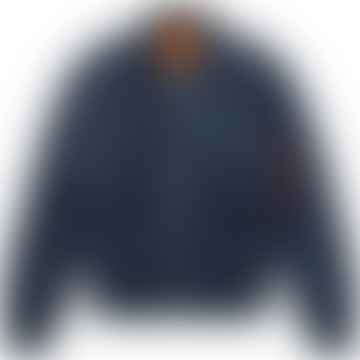 Klassische MA-1-Jacke Replik Blau