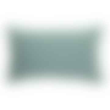 Coussin de lin Zeff, Vert de Gris, 30x50cm