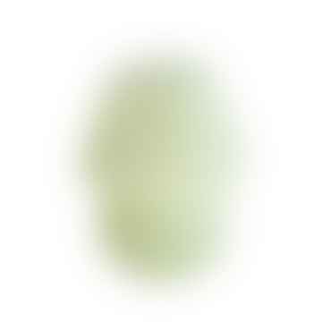 Anais Pistaziengrün Murano 70 S Stil Pilz Streifen Glas Tischlampe