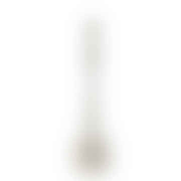 'sheva' Light Grey Matte Metal Candle Stick, Large