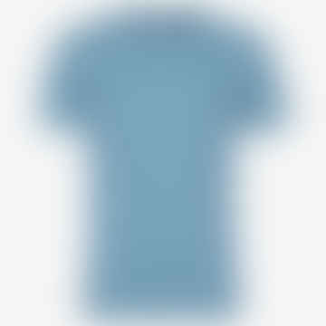 Klassischer Bio -T -Shirt -Steinblau