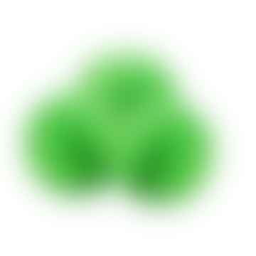 Grüne Wabenpapierbälle - 25 cm Durchmesser - 3 -Set von 3