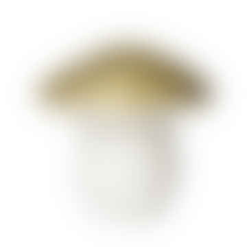Hiico Medium Mushroom Lamp Gold