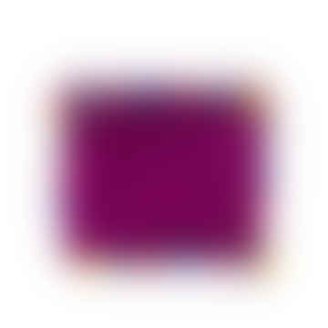 Aubergine Purple Large Square Velvet Cushion
