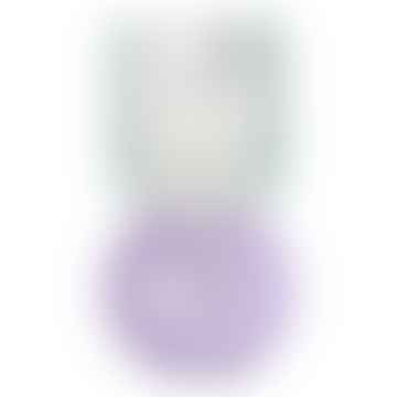 Kristallkerzenhalter - Mint / Violett