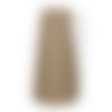 Gravel vase - metal - DIA 15 x H 30 cm - beige