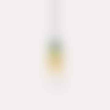 Lámpara colgante de vidrio de color tortona D10 10 cm