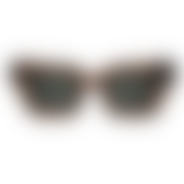 Gafas de sol de tortuga de guepardo con lentes clásicas