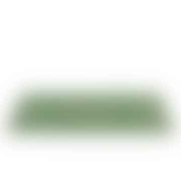 Alfombra de encaje verde - 90 x 180 cm