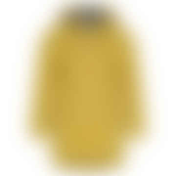 Water Repellent Wool Duffle Coat - Mustard