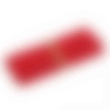 Case de lápiz de rollo de campo rojo - rojo
