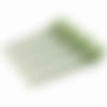 Gli smeraldi: cucchiaio in ceramica strutturato, verde (set di 4), 15,5x2,5x2cm
