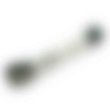 Flachwachende Schnürsenkel 90 cm (36 "Zoll) - Schwarze/Metall -AGELETS