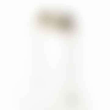 Tower-Konsole, schlanker Flurtisch in Weiß mit Schirmhaken und oberer Ablage aus hellem Holz