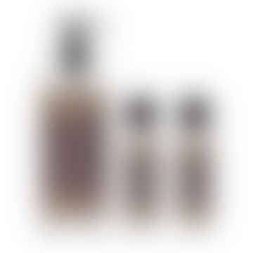Puritx Organic Manuka, Cedar, Grapefruit Essential Oils  &  Aloe Vera Vegan Hand Sanitisers 1x250ml Pump  &  2x60ml Travel Size