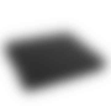 Bosign Laptray Großes, rutschfestes, schwarzes Oberteil aus Kunststoff mit schwarzem Kissen