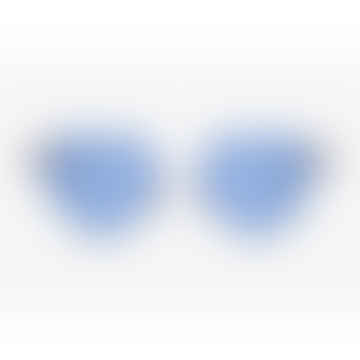 Cph Open Heart-Shaped Sunglasses - Transparent Blue