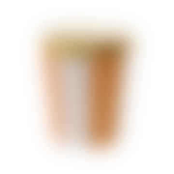 (45-1321) tasses à bande orange