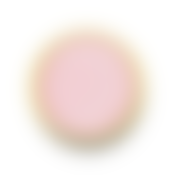 Colorama Placa grande de 26 cm de rosa suave con borde chartreuse