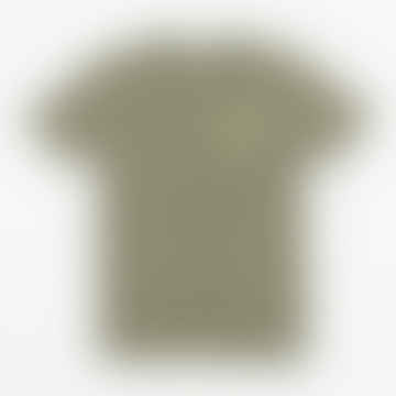 Light Olive Green North Star Print T-Shirt