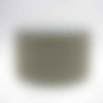 Linen Drum Lampshade - Earl Grey - Medium