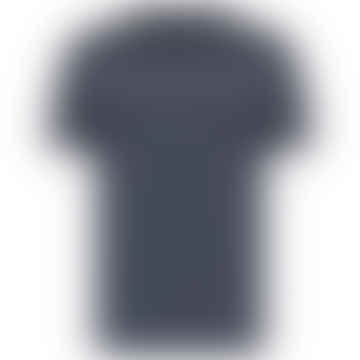 Chest Band Logo T-shirt - Charcoal Blue