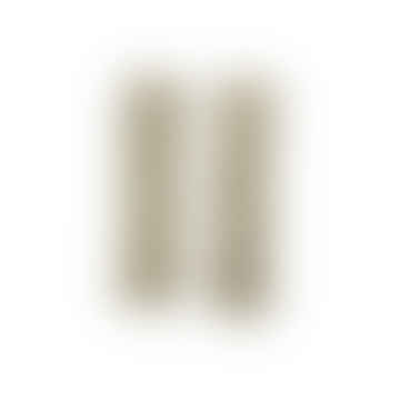 WDTS - Calentadores de brazos largos en lana de mohair beige ligera