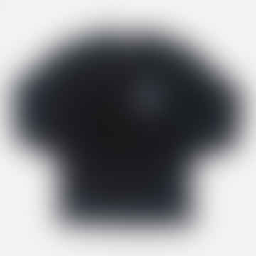 Black Marbury Graphic Print Long Sleeve T-Shirt