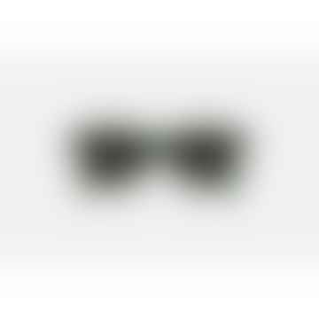 Monokel - Fluss Sonnenbrille - Graue Gläser - Flaschenglas