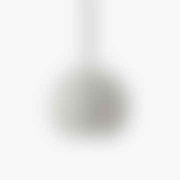 Boule de lampe 18 cm Pendant - Gris pâle brillant