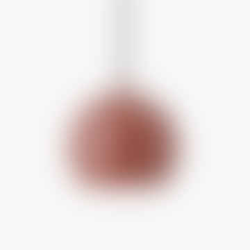 Sfaglia della lampada da 18 cm a pendente - rosso lucido